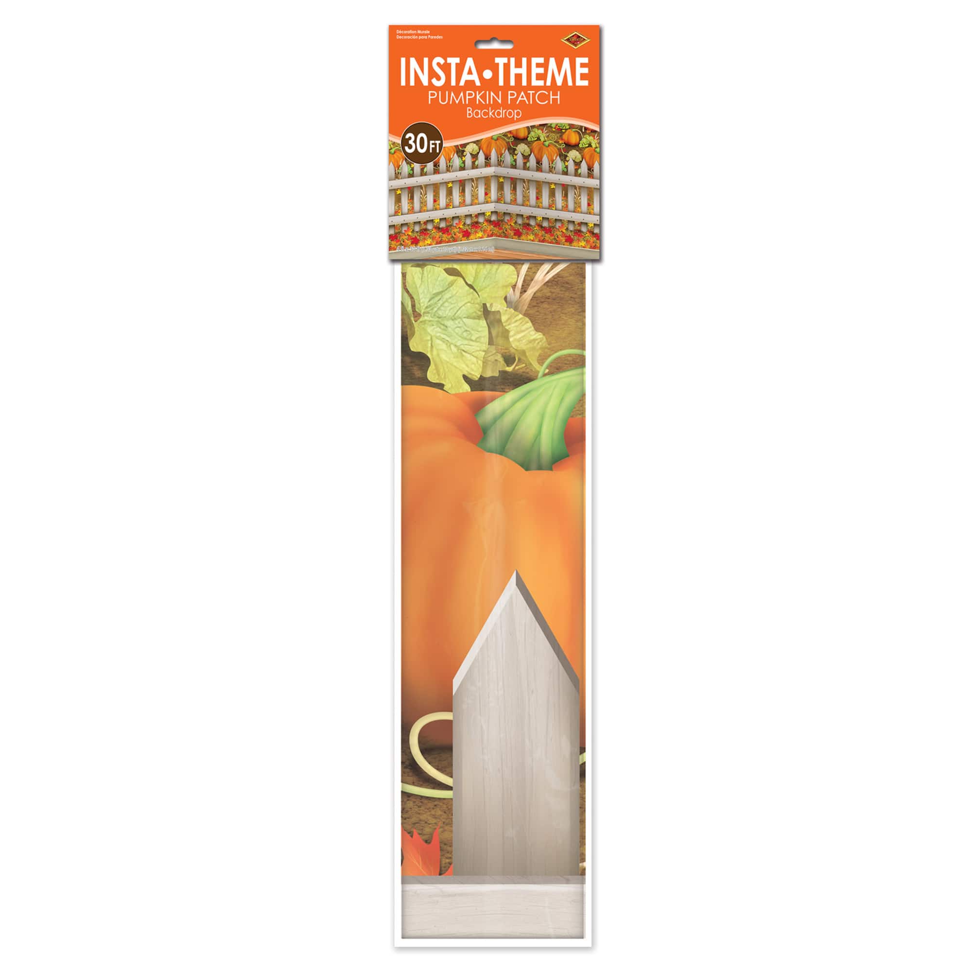Beistle 4ft. x 30ft. Pumpkin Patch Backdrop